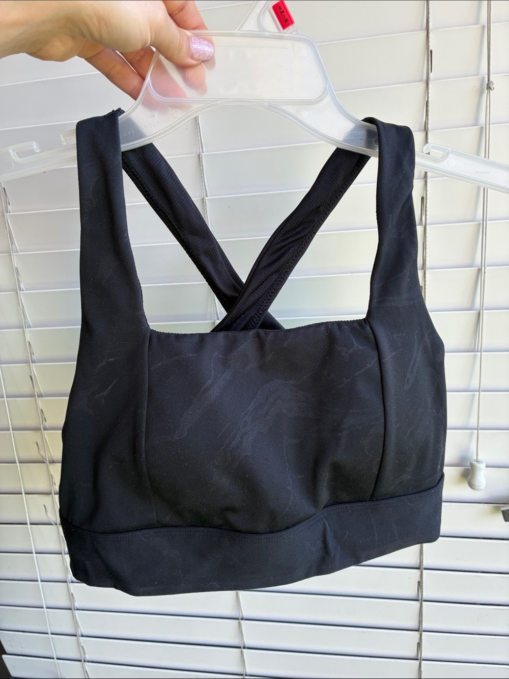 Padded Cross-Back Sports Bra